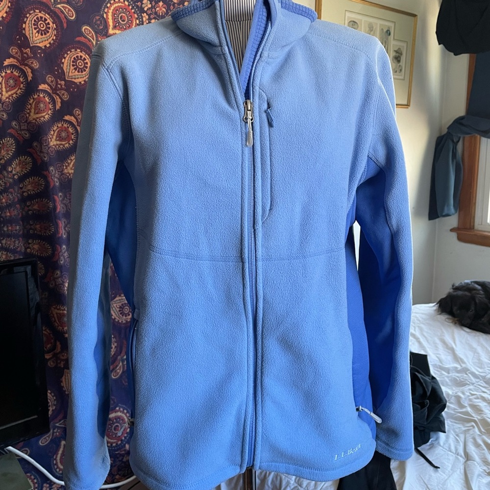 Womens L.L.Bean Polartec Full Zip Fleece